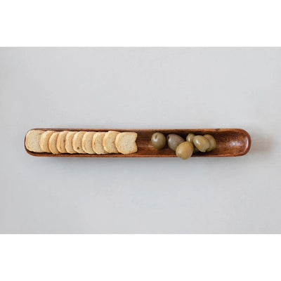 product image for acacia wood olive boat by bd edition df5307 4 62