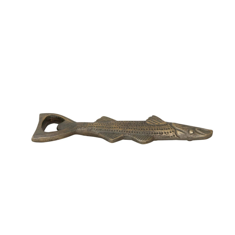 media image for cast aluminum fish shaped bottle opener by bd edition df6832 2 210