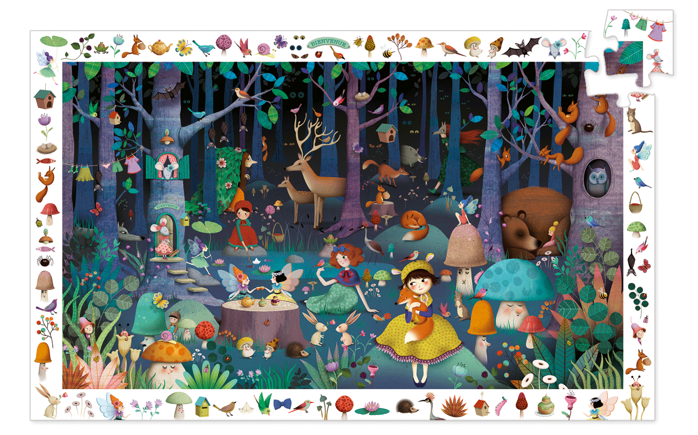 Djeco - Enchanted Forest Observation Puzzle