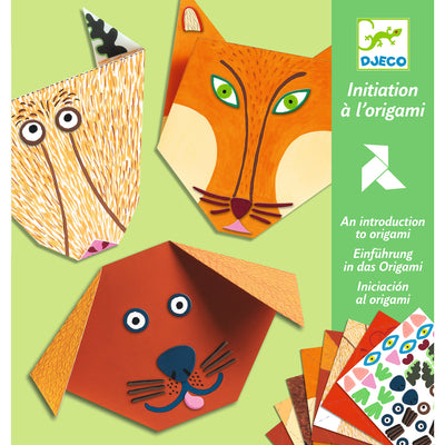 product image of animals origami paper craft kit by djeco dj08761 1 589
