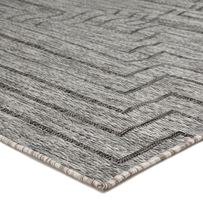 product image for Xantho Indoor/Outdoor Geometric Gray Area Rug design by Nikki Chu for Jaipur Living 53