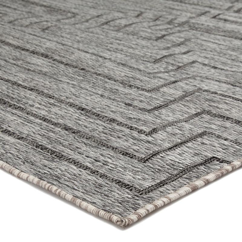 media image for Xantho Indoor/Outdoor Geometric Gray Area Rug design by Nikki Chu for Jaipur Living 296