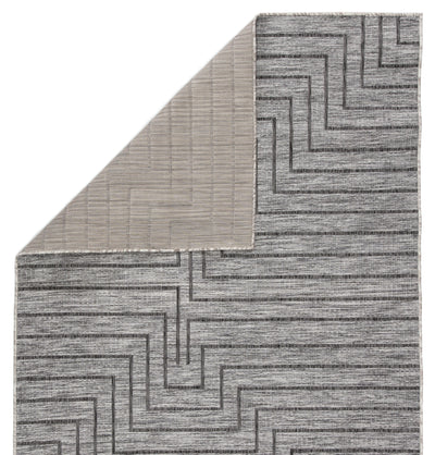 product image for Xantho Indoor/Outdoor Geometric Gray Area Rug design by Nikki Chu for Jaipur Living 16