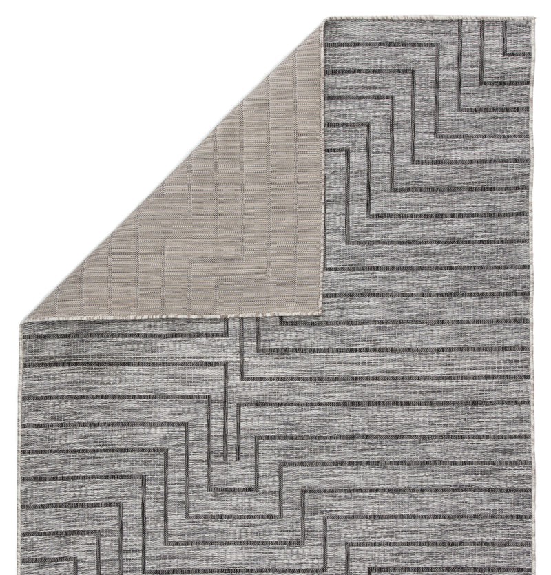 media image for Xantho Indoor/Outdoor Geometric Gray Area Rug design by Nikki Chu for Jaipur Living 213