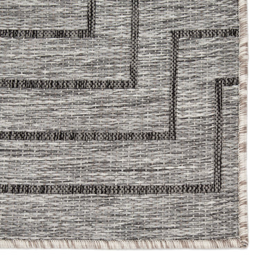 product image for Xantho Indoor/Outdoor Geometric Gray Area Rug design by Nikki Chu for Jaipur Living 44