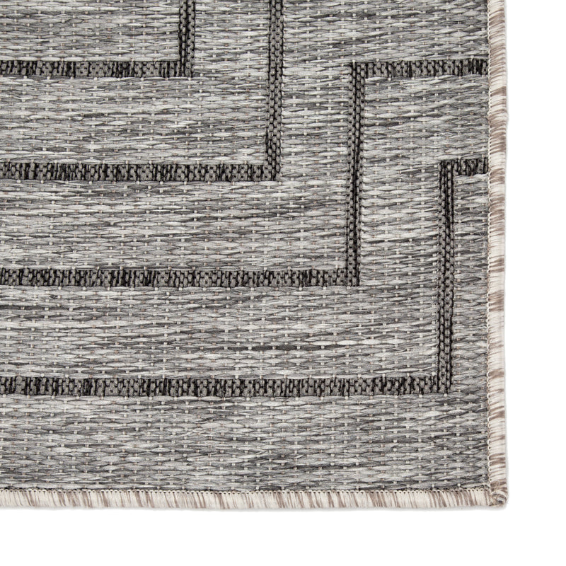 media image for Xantho Indoor/Outdoor Geometric Gray Area Rug design by Nikki Chu for Jaipur Living 25