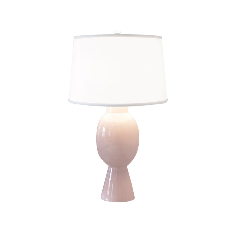 media image for Tall Bulb Shape Table Lamp With Shade By Bd Studio Ii Dover Blush 5 23