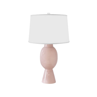 product image for Tall Bulb Shape Table Lamp With Shade By Bd Studio Ii Dover Blush 1 80