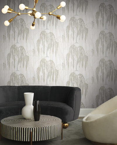 product image for Willow Glow Neutrals Wallpaper from the After Eight Collection by Candice Olson 52