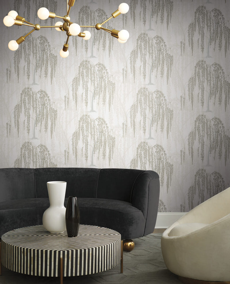 media image for Willow Glow Neutrals Wallpaper from the After Eight Collection by Candice Olson 234