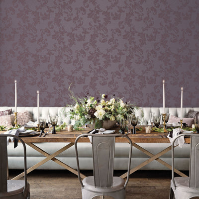 product image for Acanthus Trail Purple from the Emporium Collection by Galerie Wallcoverings 44