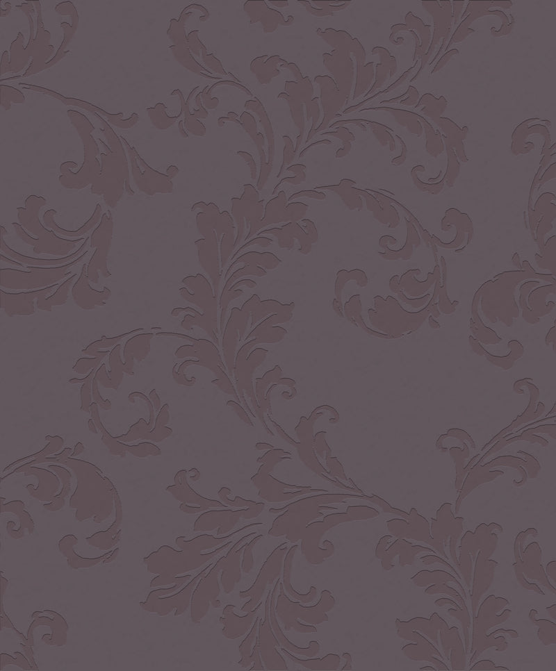 media image for Acanthus Trail Purple from the Emporium Collection by Galerie Wallcoverings 297