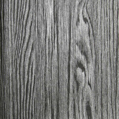 product image of Dark Grey and Silver Textured Wood Grain Wallpaper by Julian Scott Designs 554