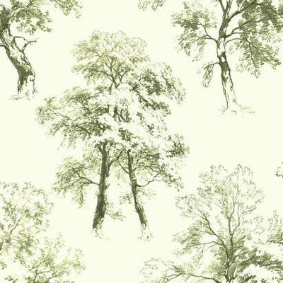 product image for Deciduous Wallpaper in Green by Ashford House for York Wallcoverings 79