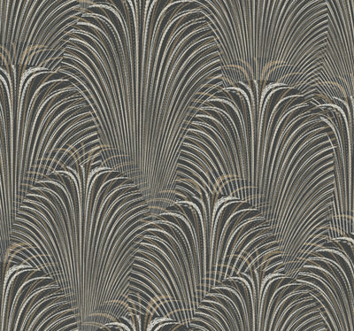 product image of Deco Fountain Wallpaper in Black from the Candice Olson Journey Collection by York Wallcoverings 544
