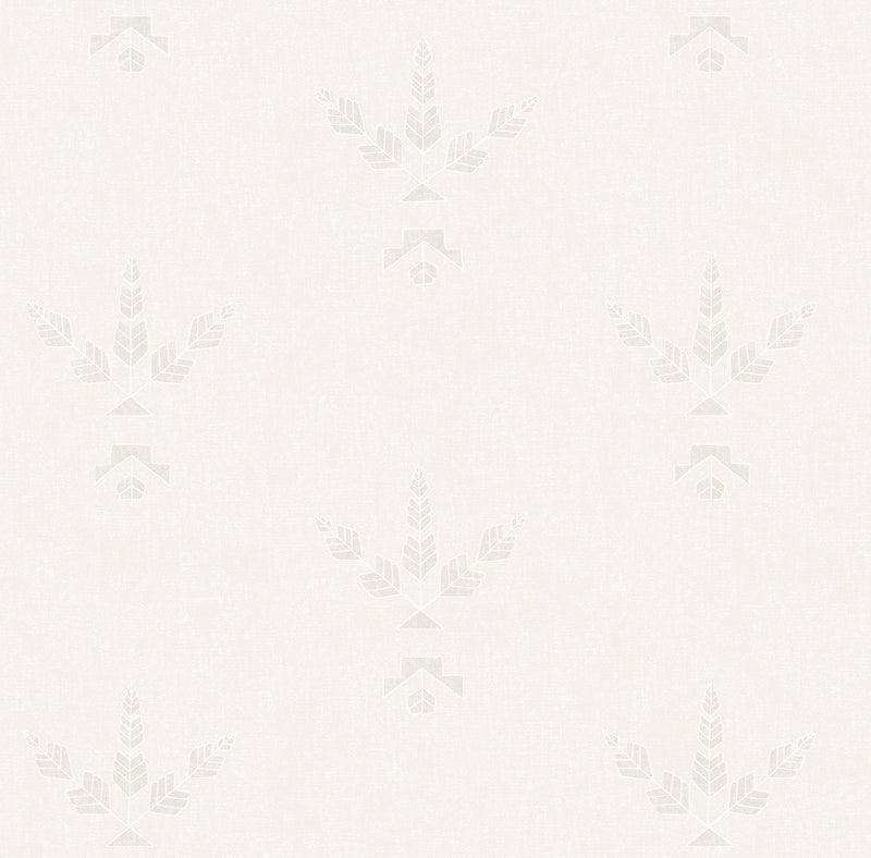 media image for Desert Bloom Wallpaper in Oat by Cavern Home 222