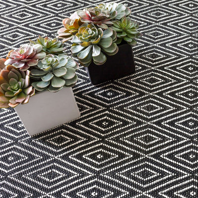 product image for diamond black ivory indoor outdoor rug by annie selke rdb170 1014 2 35