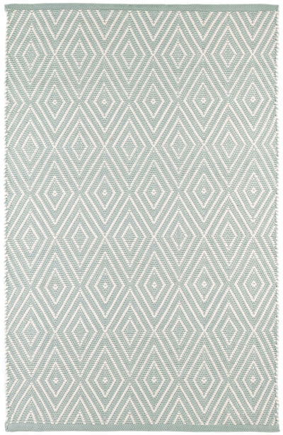 product image of diamond light blue ivory indoor outdoor rug by annie selke rdb163 1014 1 510