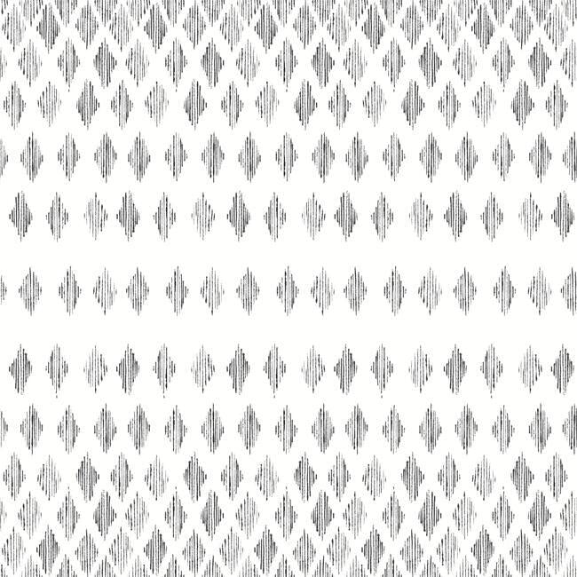 media image for Diamond Ombre Wallpaper in Black and White from the Simply Farmhouse Collection by York Wallcoverings 292