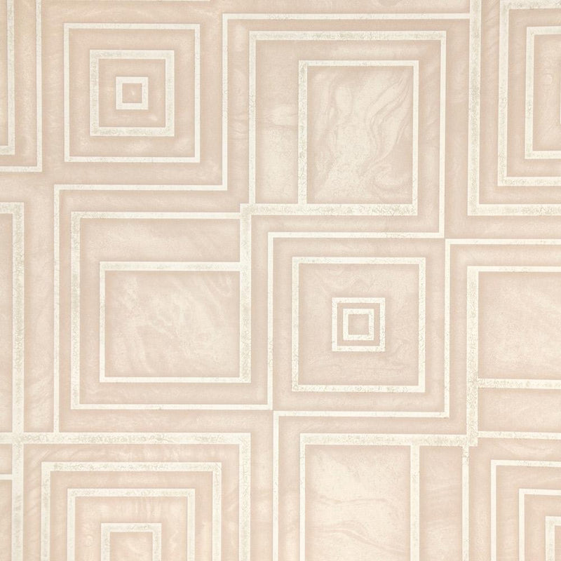 media image for Dimensional Geometric Wallpaper in Soft Pink from the Precious Elements Collection by Burke Decor 258