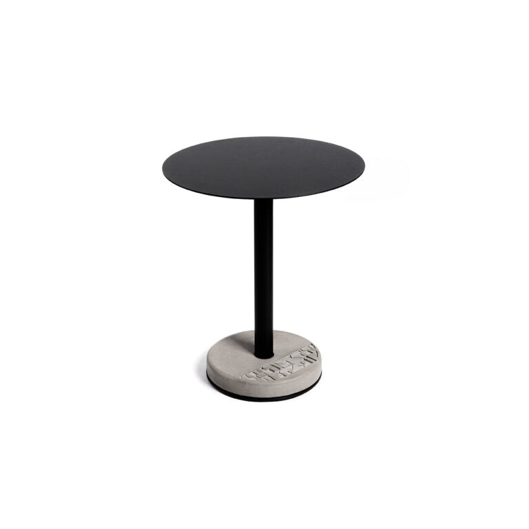 media image for Donut - Round Bistro Table in Black 262