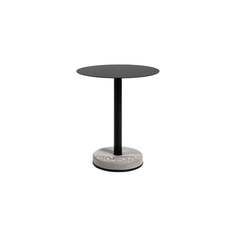 media image for Donut - Round Bistro Table in Black 243