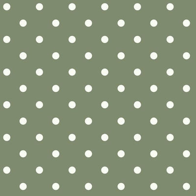 product image of Dots On Dots Wallpaper in Deep Green and White from the Magnolia Home Collection by Joanna Gaines 585