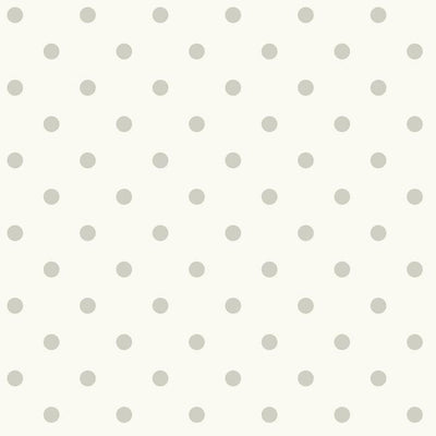 product image of Dots On Dots Wallpaper in Grey and Ivory from the Magnolia Home Collection by Joanna Gaines 574