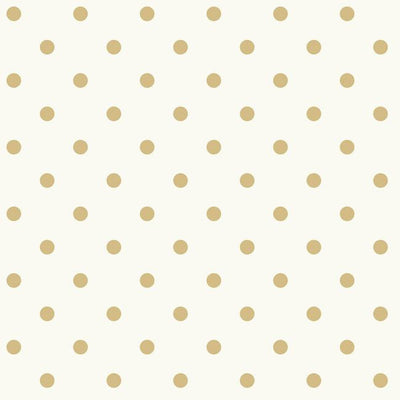 product image of Dots On Dots Wallpaper in Ochre and White from the Magnolia Home Collection by Joanna Gaines 516