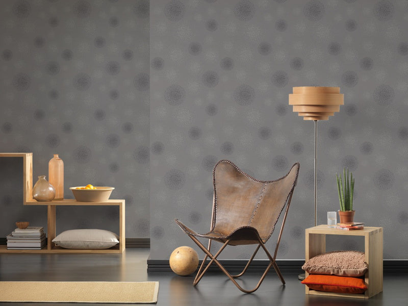 media image for Dotted Spots Wallpaper in Grey design by BD Wall 292