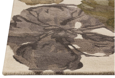 product image for Dublin Floral Collection Wool and Viscose Area Rug in Fall design by Mat the Basics 97