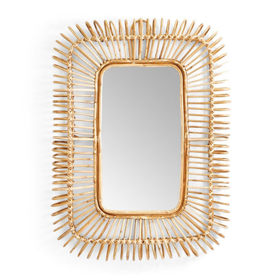 product image of Rectangle Cane Hand Crafted Wall Mirror By Tozai Ebh001 1 579