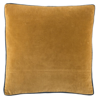 product image of bryn solid gold navy pillow by jaipur 1 535
