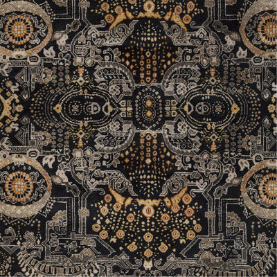 product image for Empress EMS-7000 Hand Knotted Rug in Black & Saffron by Surya 44