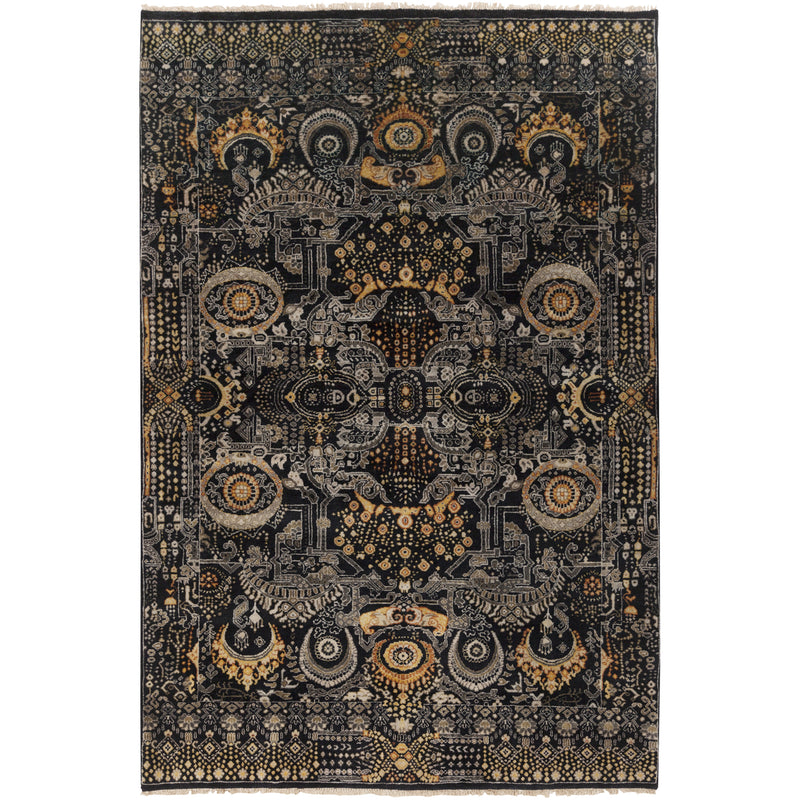 media image for empress rug in black gold design by surya 1 231