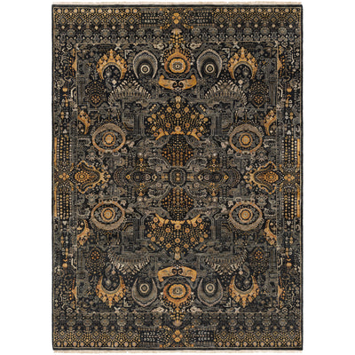 product image for empress rug in black gold design by surya 2 31