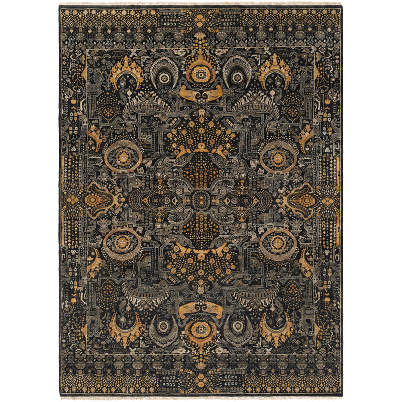 media image for empress rug in black gold design by surya 6 272