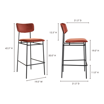 product image for sailor barstools in various colors by bd la mhc eq 1014 03 17 30
