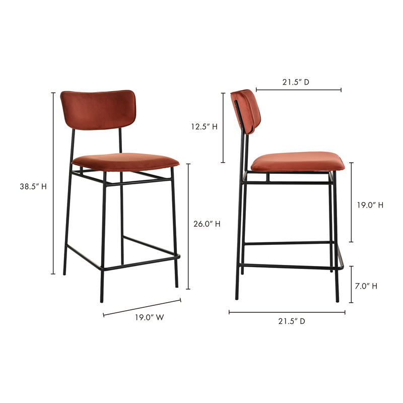 media image for sailor counter stools in various colors by bd la mhc eq 1015 03 16 238