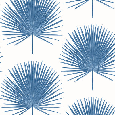 product image for Palm Fronds Wallpaper in Coastal Blue from Etten Gallerie for Seabrook 12
