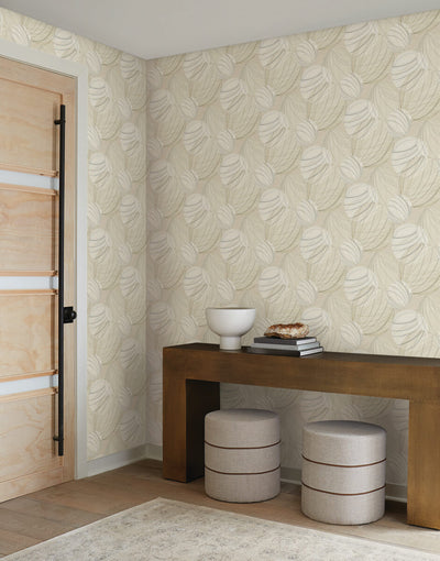 product image for Floating Lanterns Wallpaper in Taupe 35