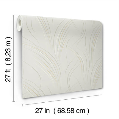 product image for Graceful Wisp Wallpaper in Blonde 12
