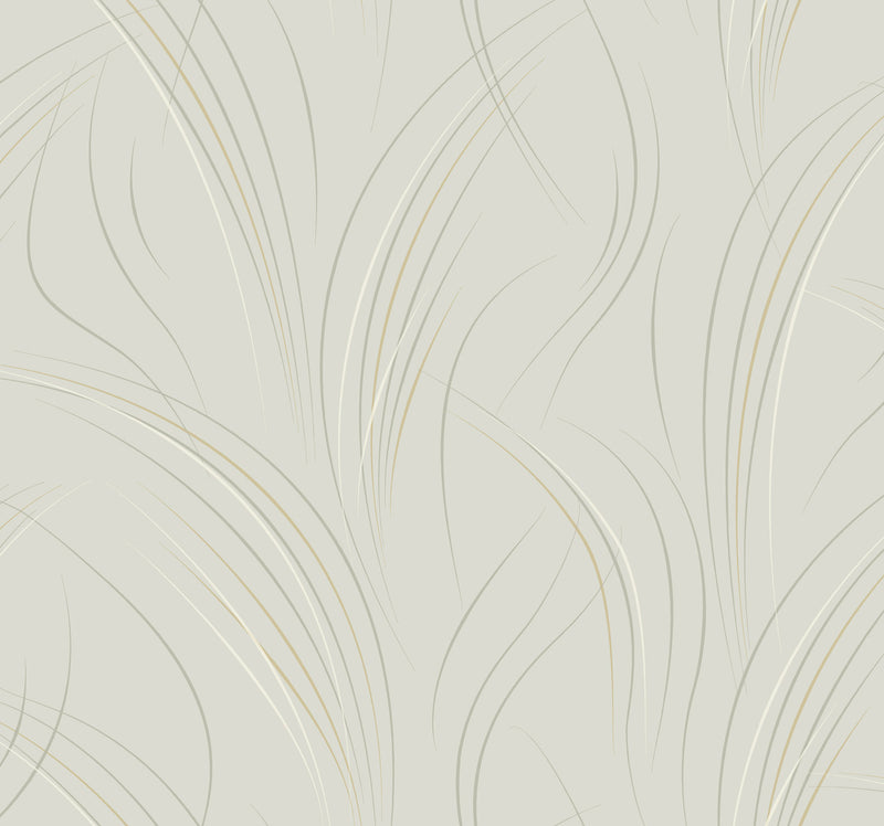 media image for Graceful Wisp Wallpaper in Blonde 210
