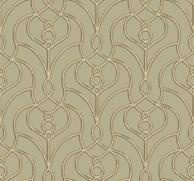 product image of Divine Trellis Wallpaper in Taupe 543