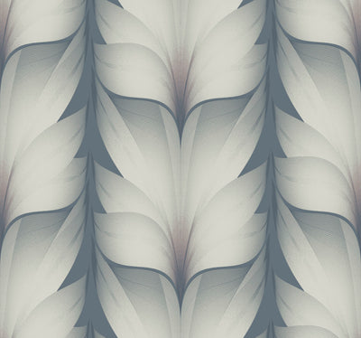 product image of Lotus Light Stripe Wallpaper in Steel 564