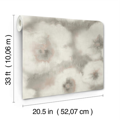 product image for Blended Floral Wallpaper in Clay 51