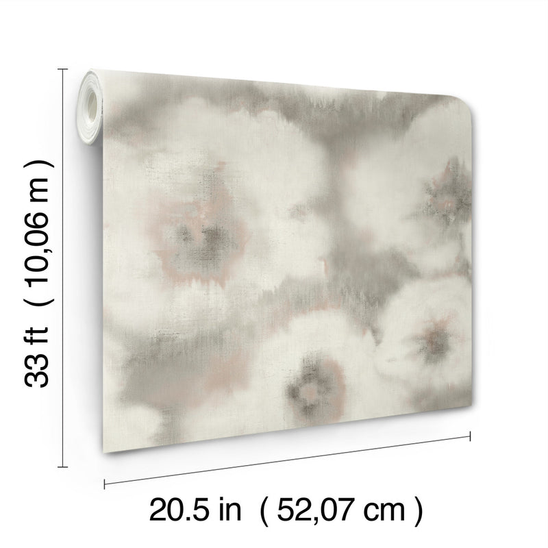 media image for Blended Floral Wallpaper in Clay 267