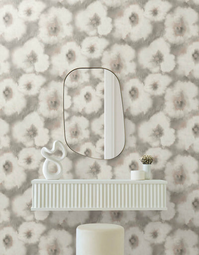 product image for Blended Floral Wallpaper in Clay 56