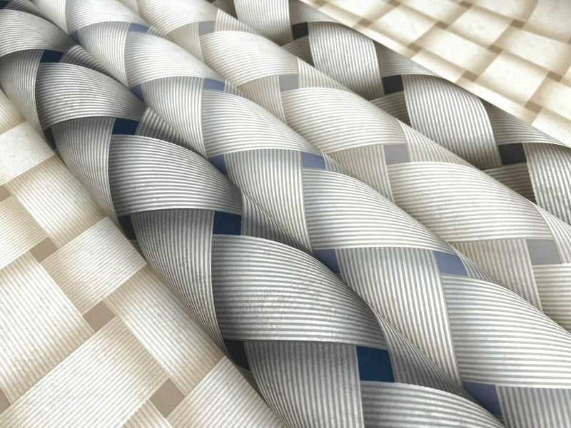 media image for Bayside Basket Weave Wallpaper in Blonde 234
