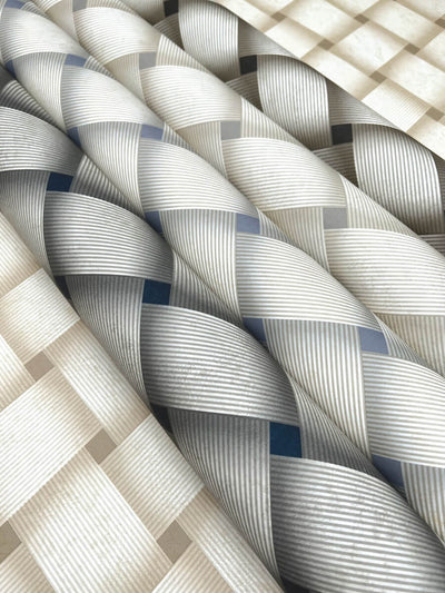 product image for Bayside Basket Weave Wallpaper in Mocha 3